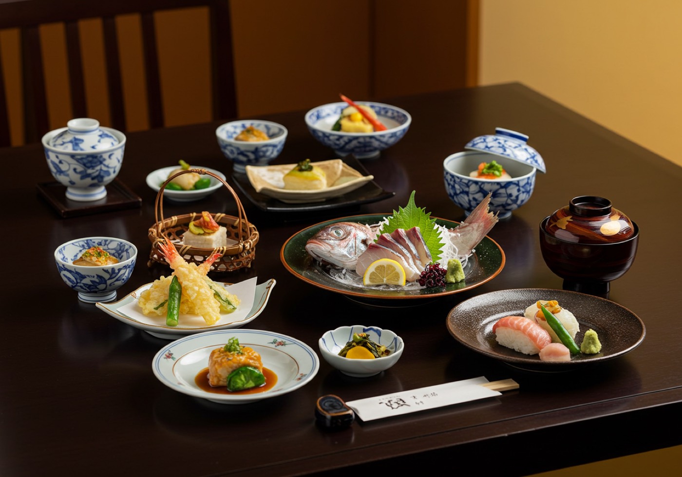 会席膳のイメージ